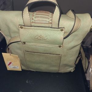 Patricia Nash DesignsLuzille Washed Denim Leather Backpack